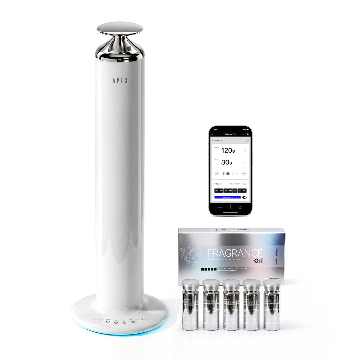 Waterless Scent Diffuser Starter Kit Black